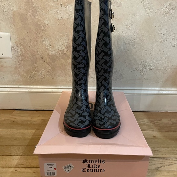 Y2K VINTAGE JUICY COUTURE RAIN BOOTS SIZE 10 - Picture 2 of 6